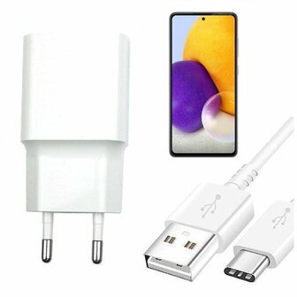 Smart Samsung A72 Oplader Snellader USB C