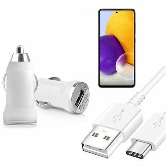 Autolader Samsung Galaxy A72 USB C