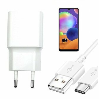 Samsung A31 Oplader Snellader USB C