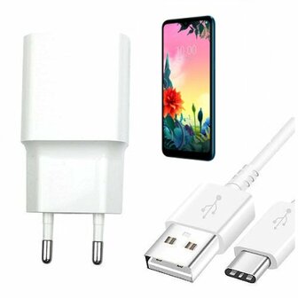 LG K50S Oplader Snellader USB C