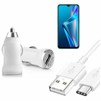 Oppo A12 Autolader USB C