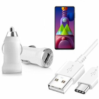 Autolader Samsung M51 USB C