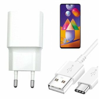 Samsung M31s Oplader Snellader USB C