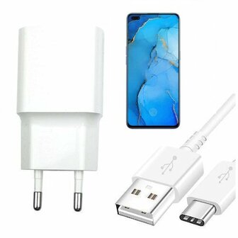 Oppo Reno 3 Pro Oplader Snellader 25W USB C