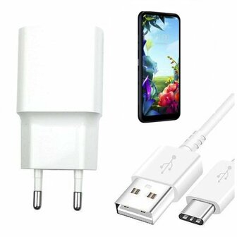 LG K40S Oplader Snellader USB C