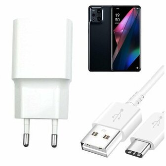 Oppo Find X3 Pro Oplader Snellader 25W USB C