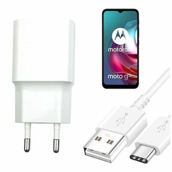 Motorola Moto G30 Oplader Snellader USB C