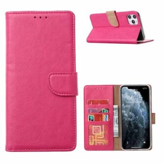 iPhone 13 Pro Max Hoesje Met Pasjeshouder Bookcase Roze