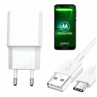 Motorola Moto G7 Play Oplader Snellader 25W USB C