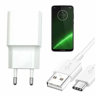 Motorola Moto G7 Plus Oplader Snellader USB C