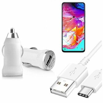 Autolader Samsung A70 USB C