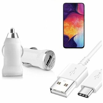 Autolader Samsung A50 USB C