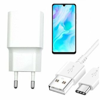 Huawei P30 Lite Oplader Snellader USB C