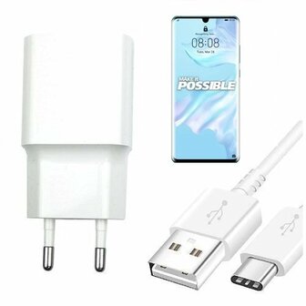 Huawei P30 Pro Oplader Snellader USB C