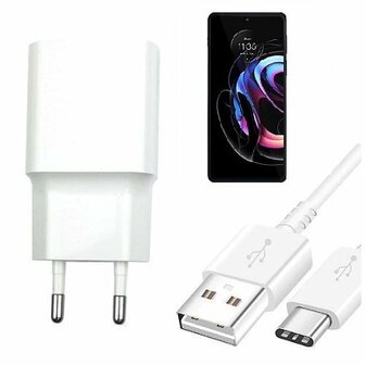 Motorola Edge 20 Pro Oplader Snellader 25W USB C