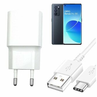 Oppo Reno 6 Pro 5G Oplader Snellader USB C