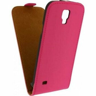 Samsung S4 Flip Case Hoesje Roze