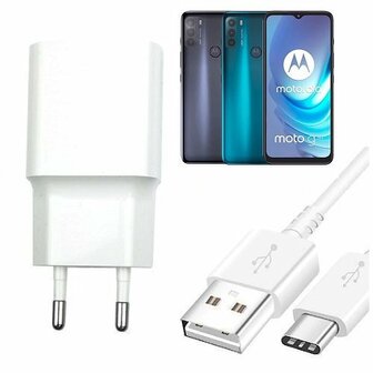 Motorola Moto G50 Oplader Snellader USB C