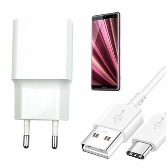 Sony Xperia XA3 Oplader Snellader USB C