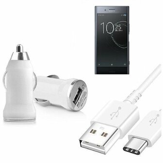 Sony Xperia XZ Premium Autolader USB C