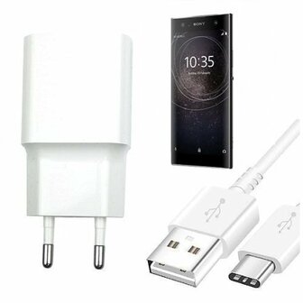 Sony Xperia XA2 Oplader Snellader USB C