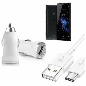 Sony Xperia XZ2 Autolader USB C