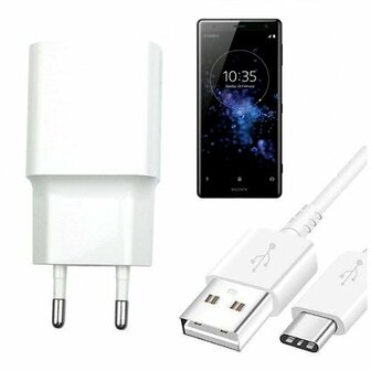 Sony Xperia XZ2 Oplader Snellader USB C