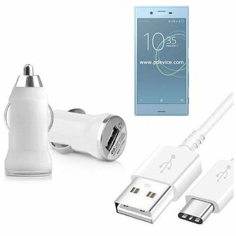 Sony Xperia XZs Autolader USB C