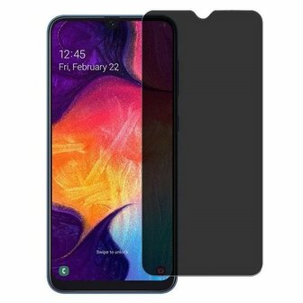 Samsung A50 Privacy Screenprotector Beschermglas