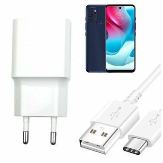 Motorola Moto G60S Oplader Snellader 25W USB C