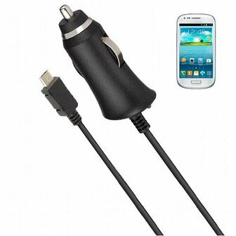 Samsung Autolader Micro USB Galaxy S3 Mini