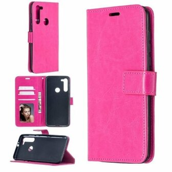 Motorola G Pro Hoesje Met Pasjeshouder Bookcase Roze