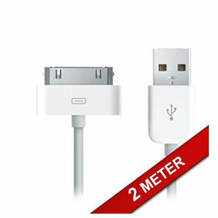 iPhone 4 4s USB Oplaadkabel Datakabel 2 Meter!