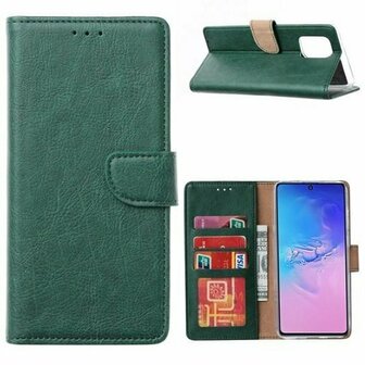 Oppo Reno 4 Pro Hoesje Met Pasjeshouder Bookcase Donkergroen