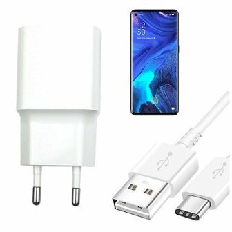 Oppo Reno 4 Oplader Snellader USB C