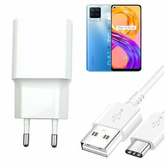 Realme 8 Pro Oplader Snellader USB C