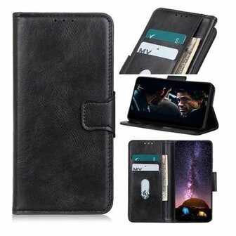 OnePlus 9 Hoesje Met Pasjeshouder Bookcase Zwart