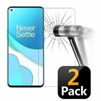 OnePlus 9 Screenprotector Beschermglas 2x