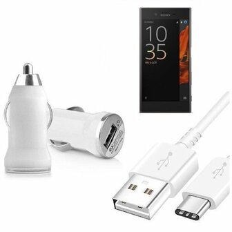 Sony Xperia XZ Autolader USB C