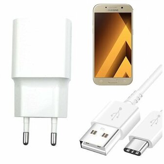 Samsung A5 2017 Oplader Snellader USB C