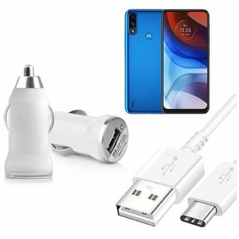 Autolader Motorola E7i Power USB C