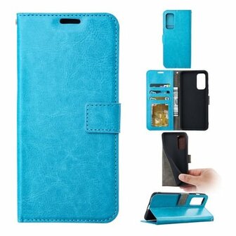 OnePlus Nord N10 Hoesje Met Pasjeshouder Bookcase Turquoise