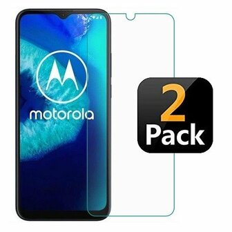 Motorola G8 Power Lite Screenprotector Beschermglas 2x