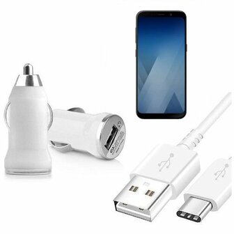 Autolader USB C Samsung A8 2018