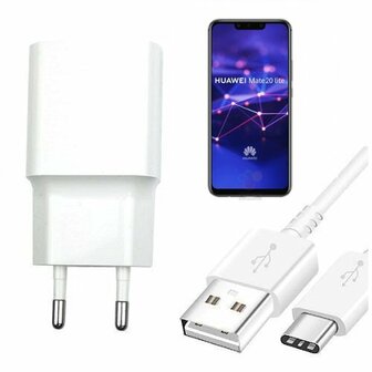 Huawei Mate 20 Lite Oplader Snellader USB C