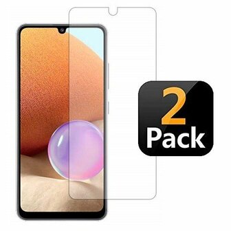 Samsung A32 4G Screenprotector Beschermglas 2x