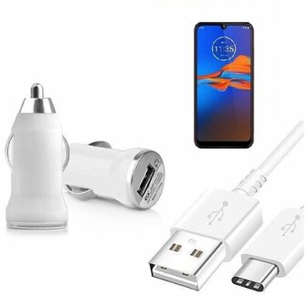 Autolader Motorola E6 Play USB C