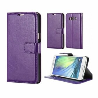 Samsung A3 2015 Portemonnee Hoesje Case Paars