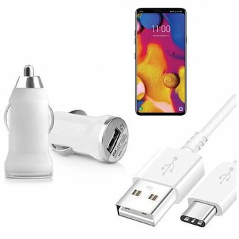 LG V40 ThinQ Autolader USB C