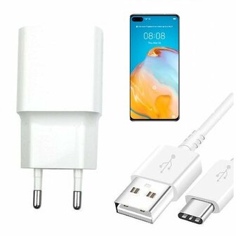 Huawei P40 Oplader Snellader USB C